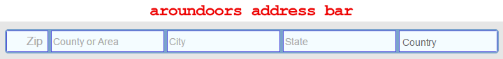 aroundoors address bar